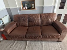 Italian Leather matching sofas
