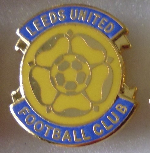 Leeds united football enamel - united,