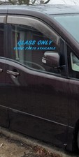 NISSAN SERENA C25 05-10 O/S RIGHT SIDE DRIVERS FRONT DOOR GLASS ONLY