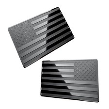 2x Car 3D Metal American USA
