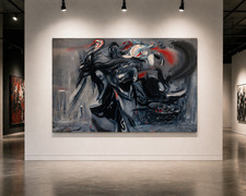 Large Abstract Oil Painting