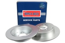 2x Brake Discs Pair Solid fits MITSUBISHI OUTLANDER Mk2 2.0 Rear 06 to 12 4B11