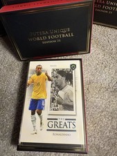 40/40 BOOKEND Futera Unique BRAZIL ‘THE GREATS’ RONALDINHO card
