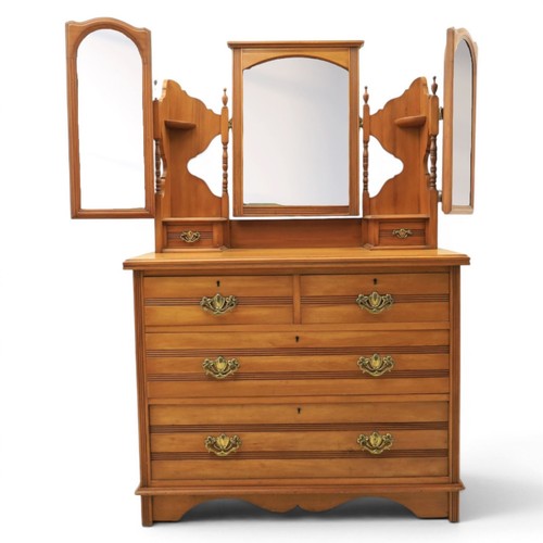 Edwardian satinwood dressing - edwardian,