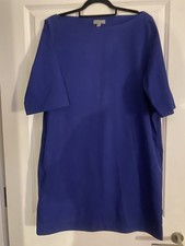 COS Bright Blue Shift Dress