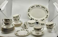 GAINSBOROUGH MAPLE LEAF 27 PIECE TEA SET FOR 8. SH105