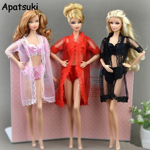 1set pajamas lingerie lace - 1set,