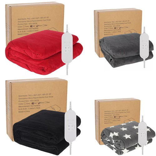 Heated throw electric blanket - throw,