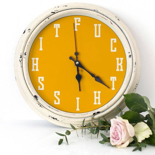 This wall clock - sh*t,