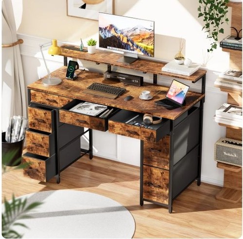 Home office desk with - desk,