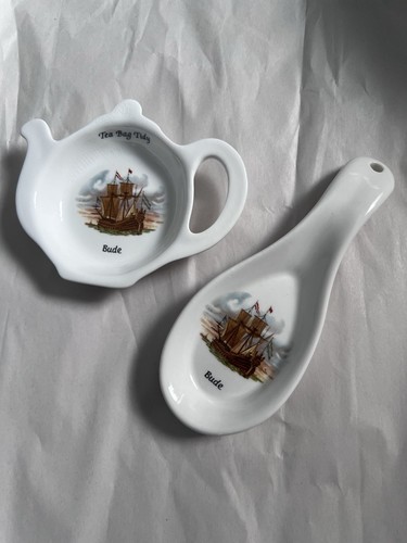 Tea bag tidy and spoon - tea,