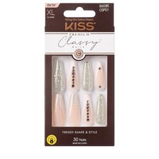 [original glue is missing] KISS CLASSY PREMIUM 30 Set READY  NAILS Glue-On 