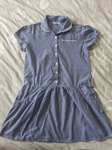 Girls blue gingham check - girls,