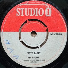 Ken Boothe - Fatty Fatty ORIG UK Studio One 45!! 