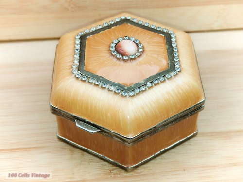Orange hexagonal - orange,