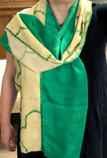 Vintage/Antique silk Japanese kimono fabric shibori 78'' long, scarf or project