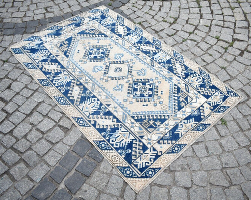 Vintage turkish rug x - vintage, 45''