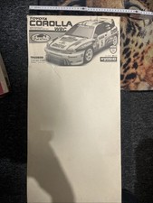 Vintage 1/10 Kyosho Body Shell, Toyota Corolla , new in box,very rare, gp spider