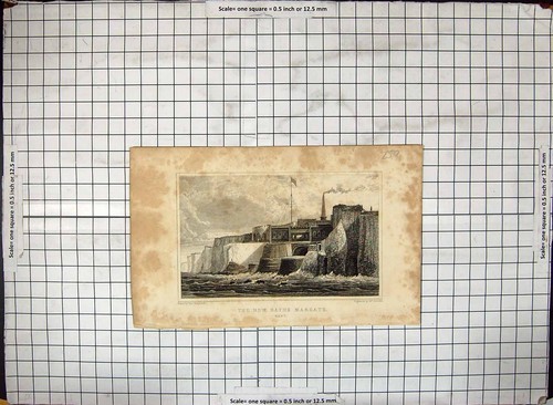 Original old antique - antique, print