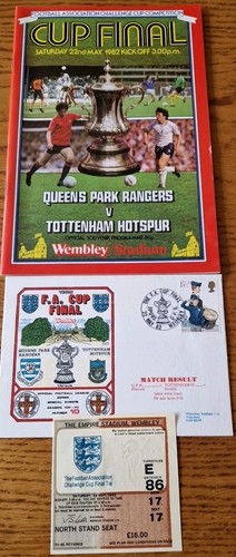 1982 cup final programme - fa, &