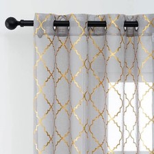 Kotile Curtain 2 Panel Grey
