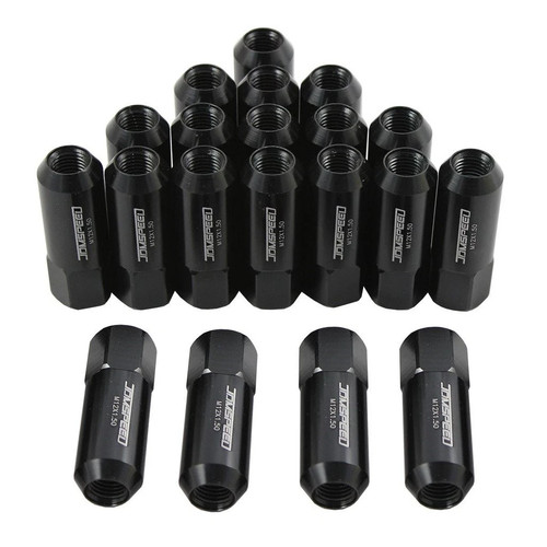 Black 60mm aluminum extended - 60mm,