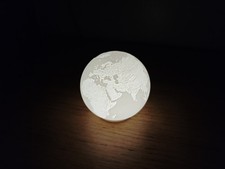 3D Lithophane LED Globe Lamp -