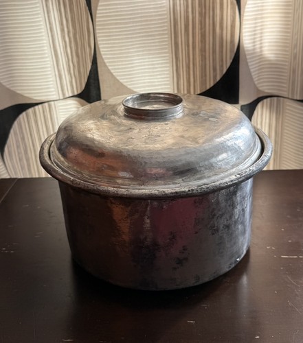 Handmade copper cooking pot - cooking,