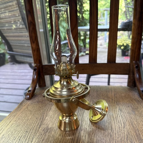 Vintage brass gimballed - vintage, ships