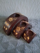 Hand Carved 3x Wooden Arch
