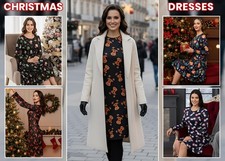 Womens Christmas Dress Penguin