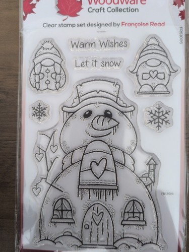 Woodware clear stamps snow - clear,