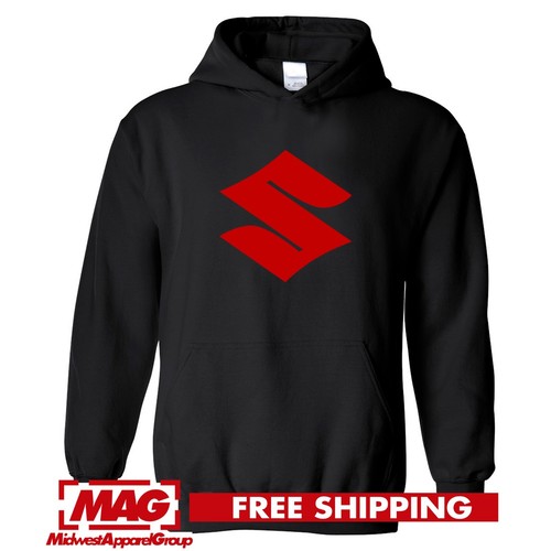 Suzuki black hoodie sport - black,