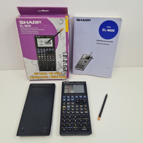 Sharp 9600 graphing - sharp, el-9600