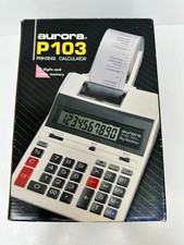 Vintage Aurora P103 Printing Calculator BNIB