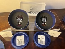 2x SWAROVSKI DISNEY – CUTIES MICKEY MOUSE & MINNIE MOUSE BNIB MINT FREE POST..