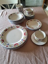 Hornsea Tuscany Dinner Set.   1980s   Incomplete