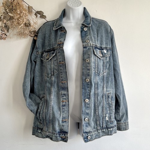Washed distressed denim - washed, &
