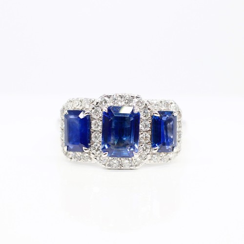 Platinum sapphire diamond - platinum,
