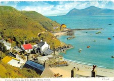 TOPIGRAPHICAL POSTCARD WALES MORFA NEFYN CONTINENTAL SIZE GD PLUS VERY G