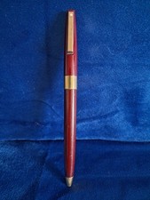 Sheaffer Click Ballpoint Pen.USA. Burgundy and gold-tone