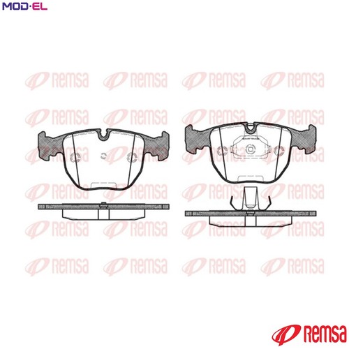Brake pad set disc - pad,
