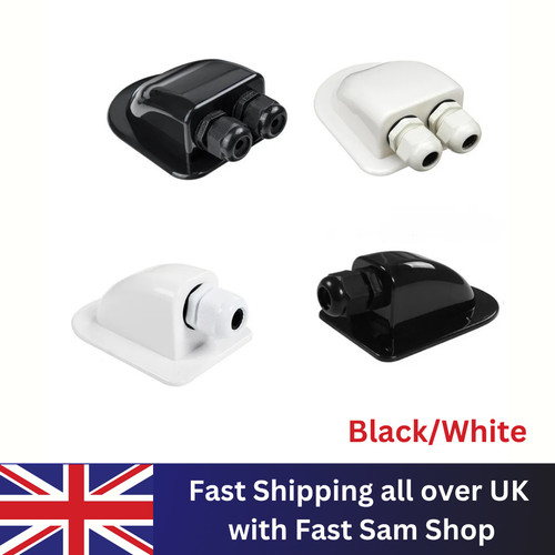 Waterproof dual cable - dual, entry