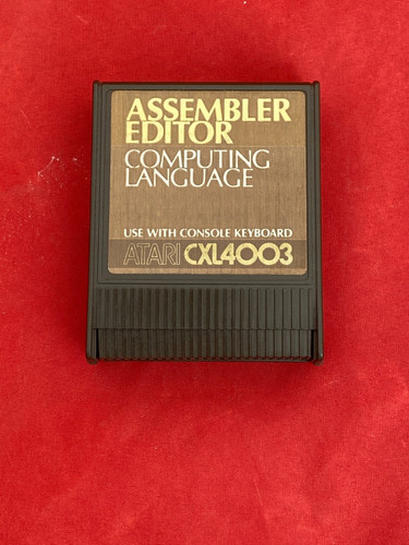 Atari assembler editor - assembler,