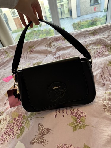 Blumarine black shoulder bag - black,