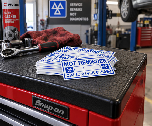 Mot reminder sticker - mot,