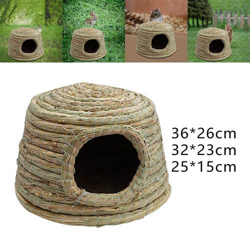Woven rabbit grass house - grass,