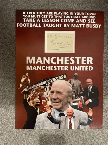 Sir matt busby - matt, signed