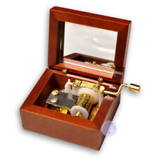Wooden Hand Crank Music Boxes With Sankyo Musical Movement (30 Tunes Option)
