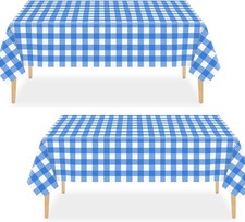 2pack Blue Gingham Checkered